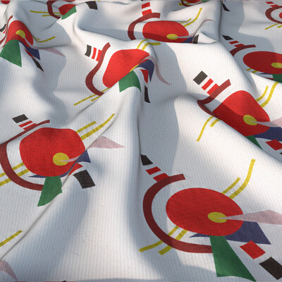 Avantgarde pattern and fabric creation study