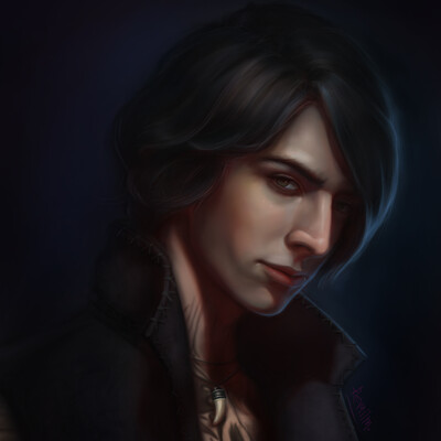 Portrait of V