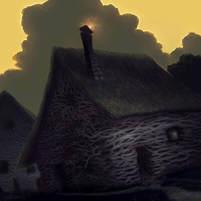 Branched huts