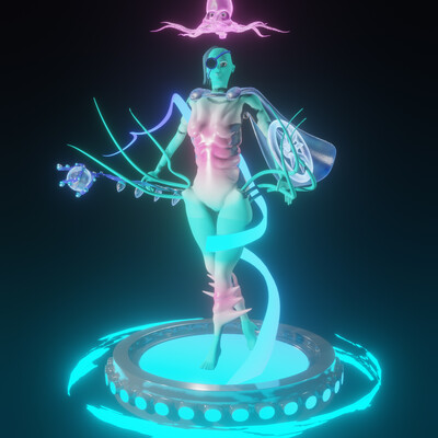 Miara. Teacher and protector of the school of magic.