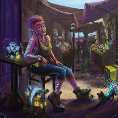 magician resting