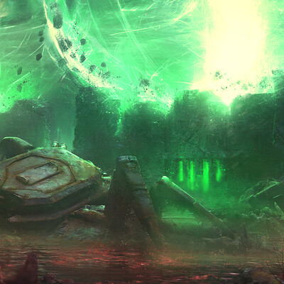 Dead world. Valley of the Temples