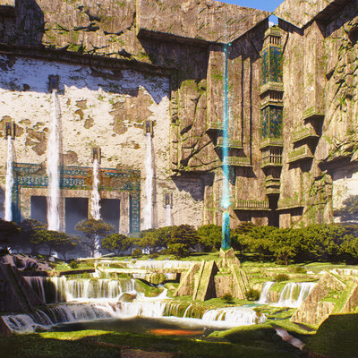 Entrance to the underwater kingdom.