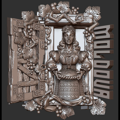 My work for the CNC and 3D printing Souvenir 70 мм