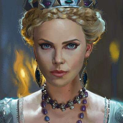 Portrait of Charlize Theron