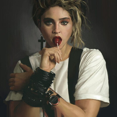 Portrait of Madonna