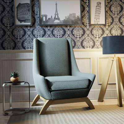 Rendering for my tutorial series "Interior in Blender 2.8"