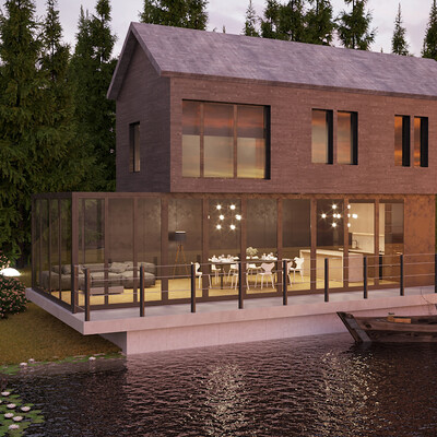 house by the river