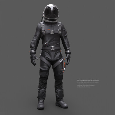 Spaceman in Black