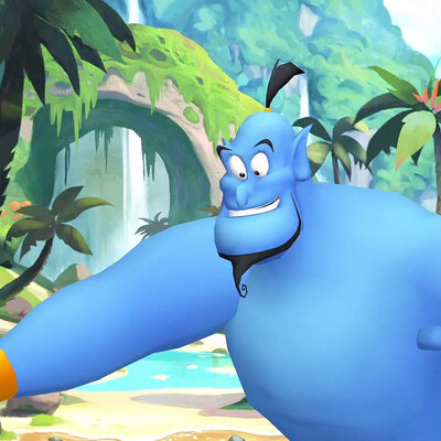 Genie Funny Talk Animation