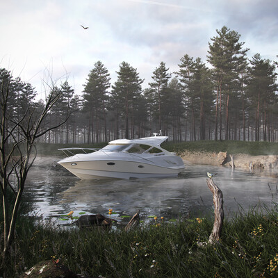 Lake in the forest...