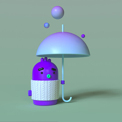 Under rain