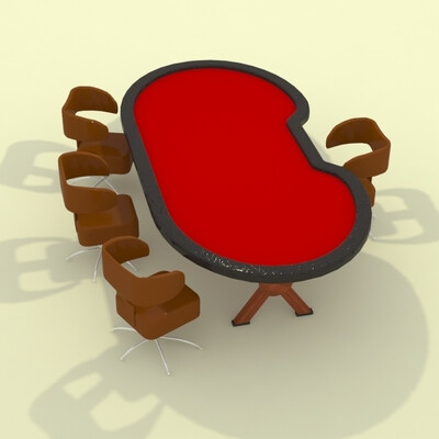 Poker table