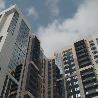 Residential complex Fresh Life | UE4.25 ArchViz