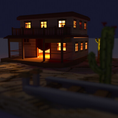 Таверна Voxel Art