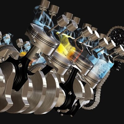 3d animations engine v8