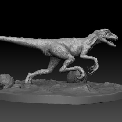 the running raptor