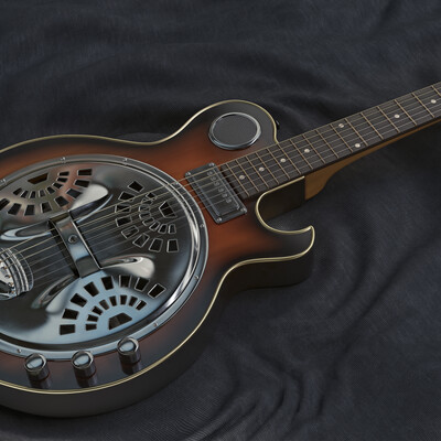 Resonator Electric Guitar