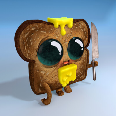 Toast with butter