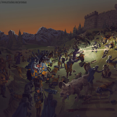 The Battle with Dwarfs