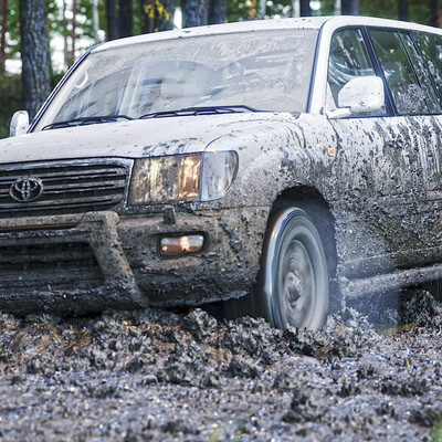 Land cruiser off road