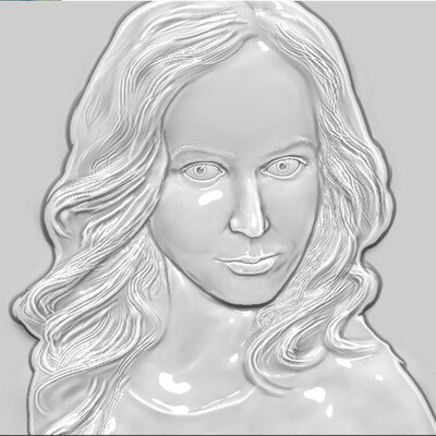 3D bas-relief by photo
