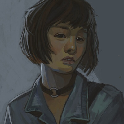 Sketch of asian