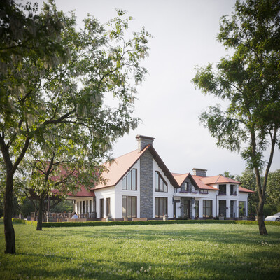Project restaurant in the park zone