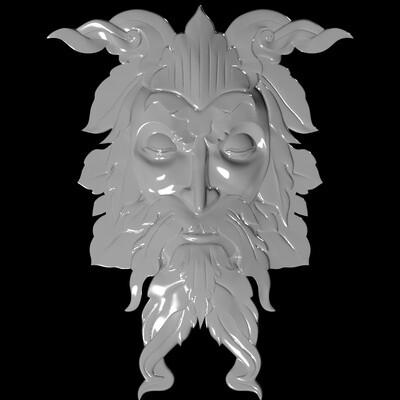 Viking totem mask