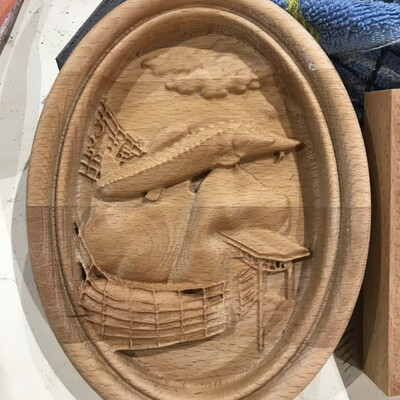 Bas-relief by photo