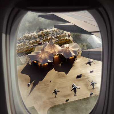 Airport "Hovering Shawl"
