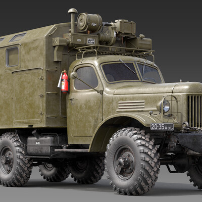 3d model ZIL-157_KUNG_Clean