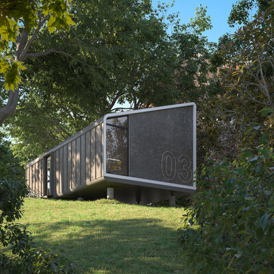 Cabin in the forest