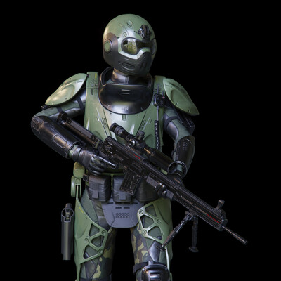 Military Exoskeleton R-40 "Nemesis"