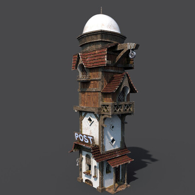 Post tower