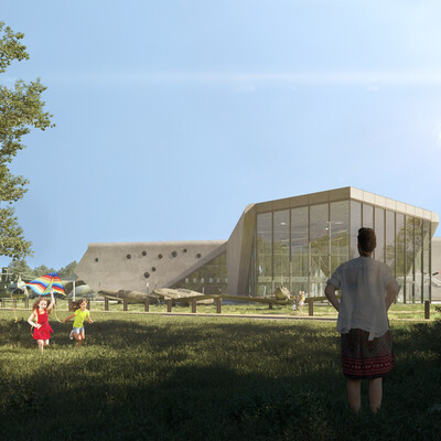 Polish Aviation Museum. Exterior visualization PRO Marathon