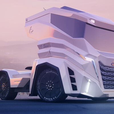 Truck design and animation