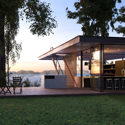 house by the river