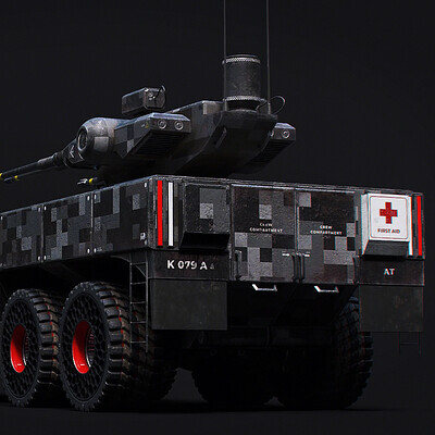 Tank Model Military Si-Fi