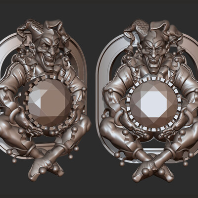 Hi. The top part for the ring. Brilliant is 8.3 mm.