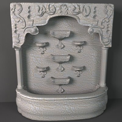 Fountain in the wall