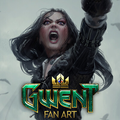 Yennefer. Gwent. Fan art