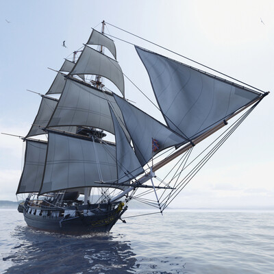 Russian brig Mercury