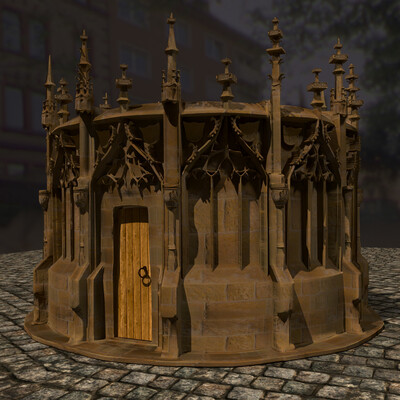Gothic fountain