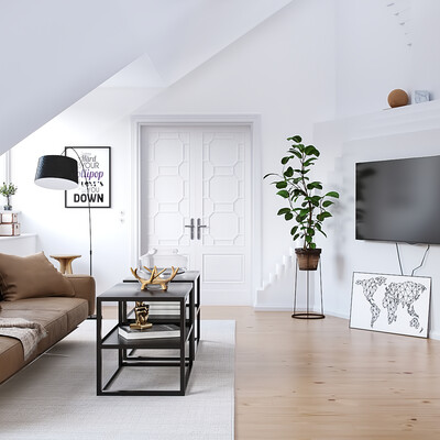 Scandinavian design apartment in Stockholm