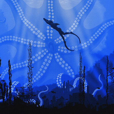 Monsters of the deep ocean.