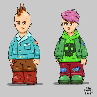 Characters for the game