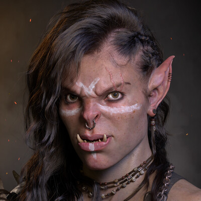 Orc female portrait