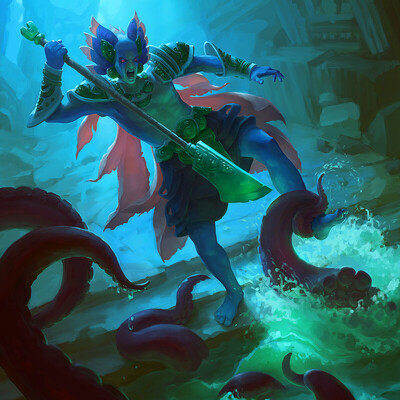 River Heralds' Boon. MTG fanart
