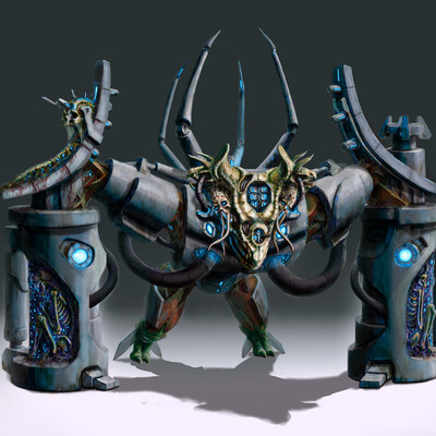 Concept Art - Cyborg "Ceratop"